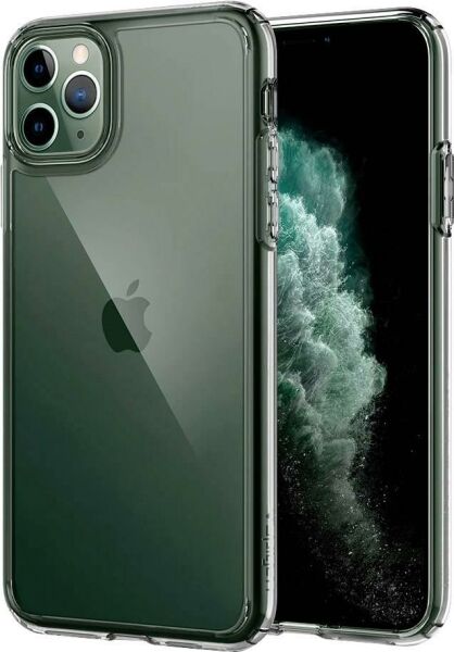 Spigen iPhone 11 Pro ile Uyumlu Kılıf Crystal Hybrid Crystal Clear