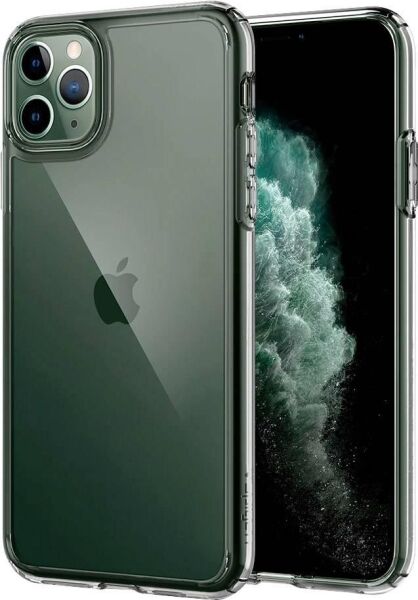 Spigen iPhone 11 Pro ile Uyumlu Kılıf Crystal Hybrid Crystal Clear