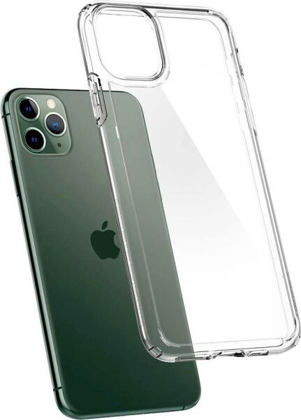 Spigen iPhone 11 Pro ile Uyumlu Kılıf Crystal Hybrid Crystal Clear