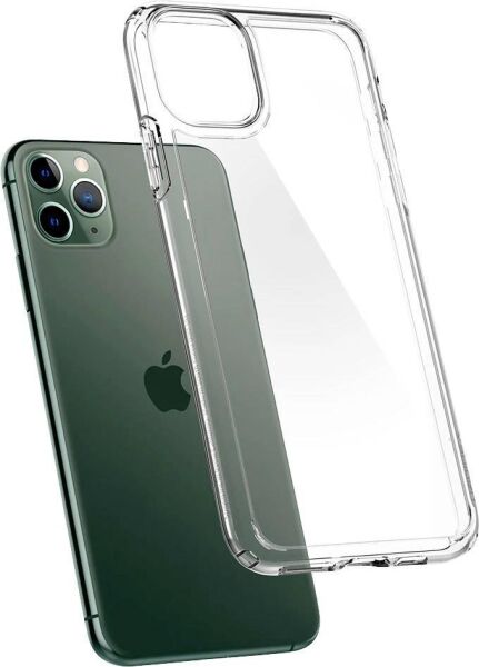Spigen iPhone 11 Pro ile Uyumlu Kılıf Crystal Hybrid Crystal Clear
