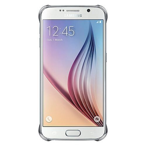 Galaxy S6 ile Uyumlu Clear Cover Gümüş EF-QG920BSEGWW