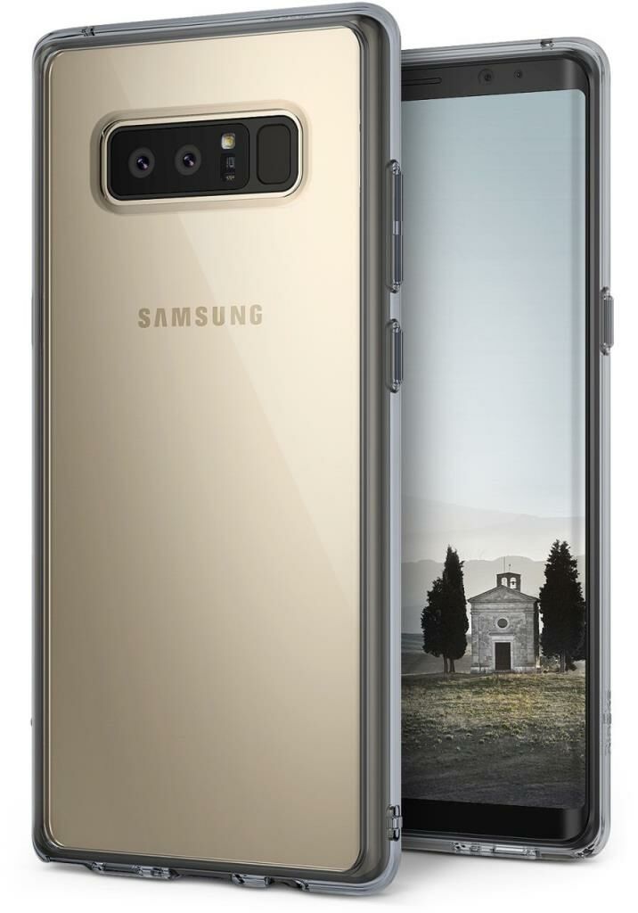 Ringke Fusion Galaxy Note 8 ile Uyumlu KIlıf Smoke Black
