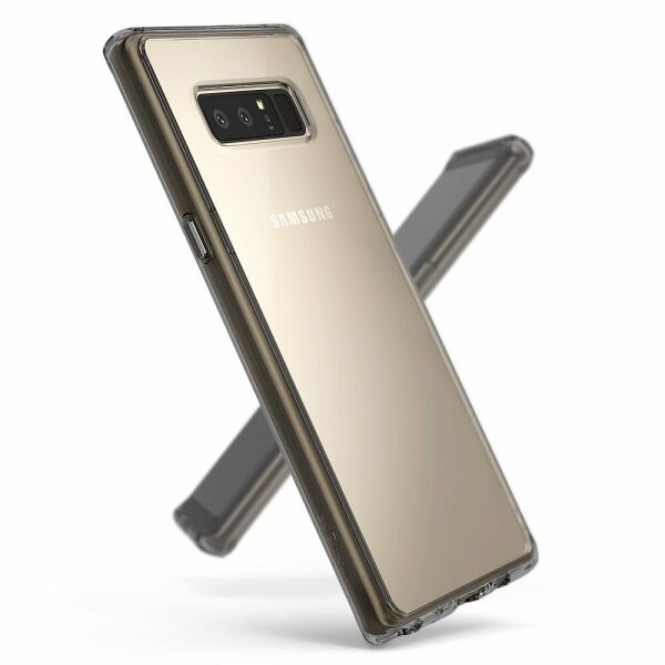 Ringke Fusion Galaxy Note 8 ile Uyumlu KIlıf Smoke Black