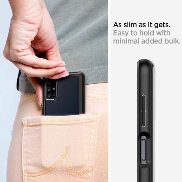 Spigen Galaxy M51 ile Uyumlu Kılıf Ultra Hybrid Matte Black