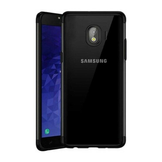 Zore Galaxy J4 2018 ile Uyumlu Glitter Silikon Kılıf Siyah