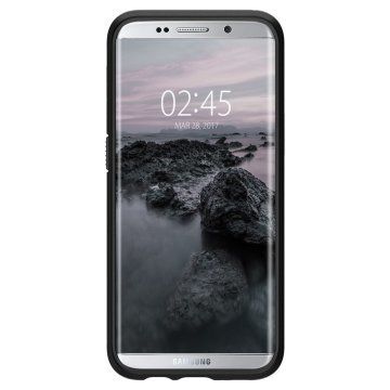 Spigen Galaxy S8 ile Uyumlu Kılıf Slim Armor Metal Slate