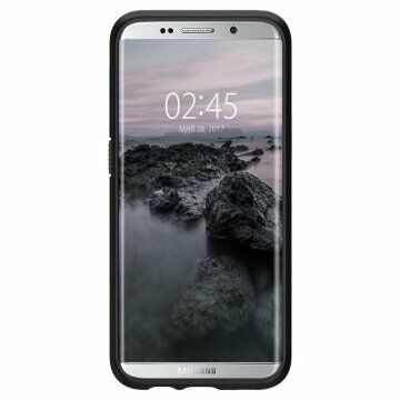 Spigen Galaxy S8 ile Uyumlu Kılıf Slim Armor Metal Slate