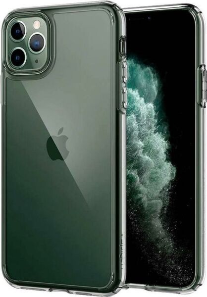 Spigen iPhone 11 Pro Max ile Uyumlu Kılıf Crystal Hybrid Crystal Clear