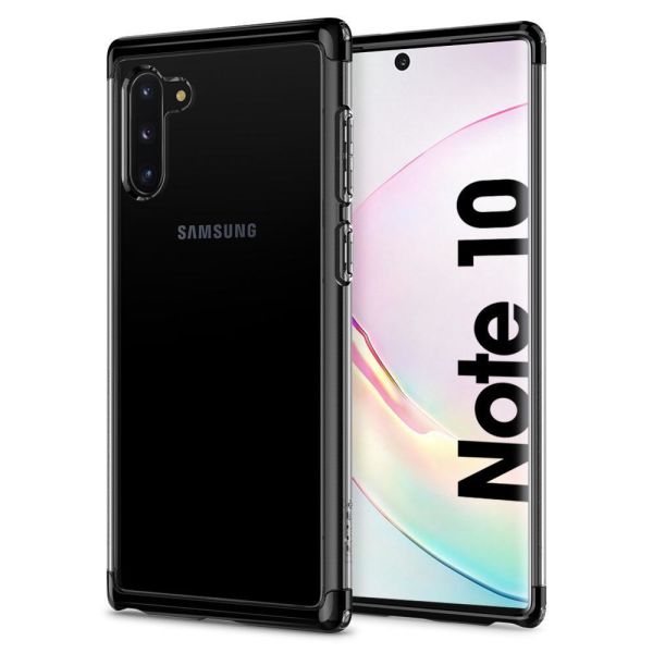 Spigen Galaxy Note 10+ Plus ile Uyumlu Kılıf Neo Hybrid NC Black