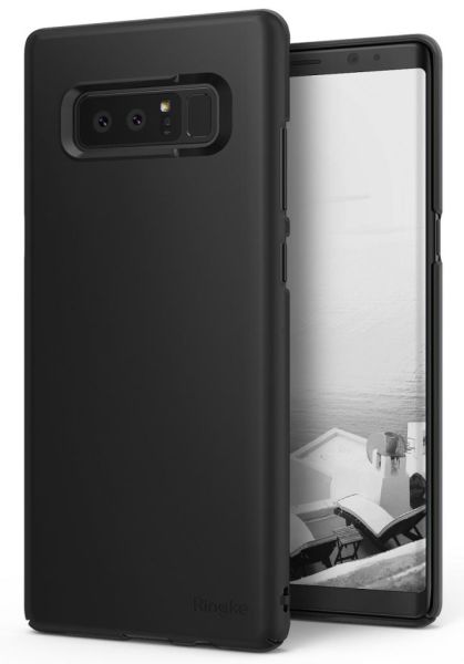 Ringke Slim Galaxy Note 8 ile Uyumlu KIlıf Black