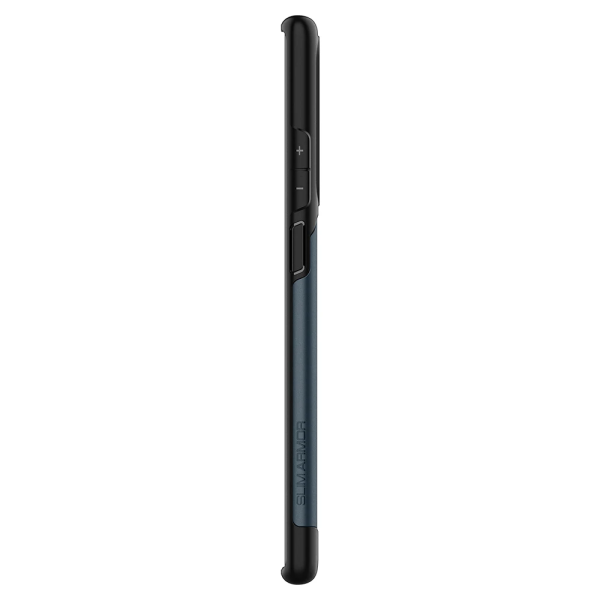 Spigen Galaxy Note 20 Ultra ile Uyumlu Kılıf Slim Armor Metal Slate