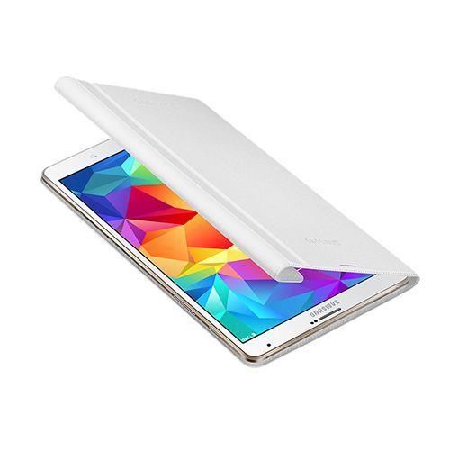 Galaxy Tab S 8.4 T700 ile Uyumlu Bookcover Kılıf Beyaz EF-BT700BWEGWW (Out)