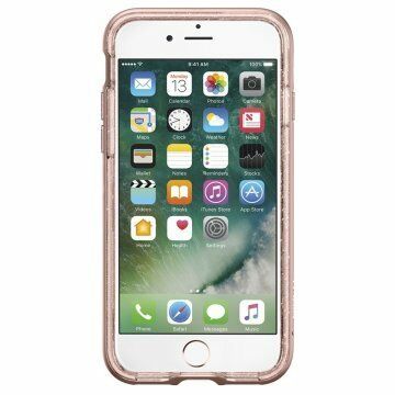 Spigen iPhone 7 ile Uyumlu Kılıf Neo Hybrid Crystal Glitter Rose Gold
