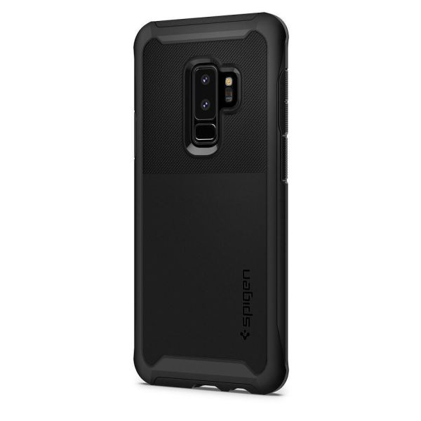 Spigen Galaxy S9 Plus ile Uyumlu Kılıf Neo Hybrid Urban Midnight Black