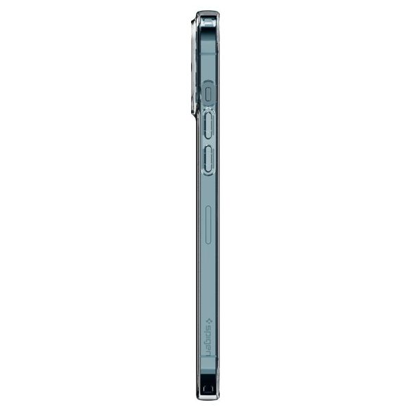 Spigen iPhone 12 Pro Max ile Uyumlu Kılıf Liquid Crystal 4 Tarafı Tam Koruma Crystal Clear