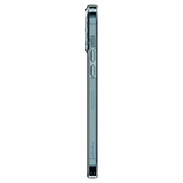 Spigen iPhone 12 Pro Max ile Uyumlu Kılıf Liquid Crystal 4 Tarafı Tam Koruma Crystal Clear