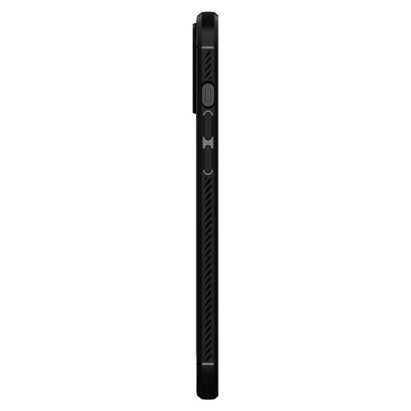 Spigen iPhone 12 Pro Max ile Uyumlu Kılıf Rugged Armor Matte Black