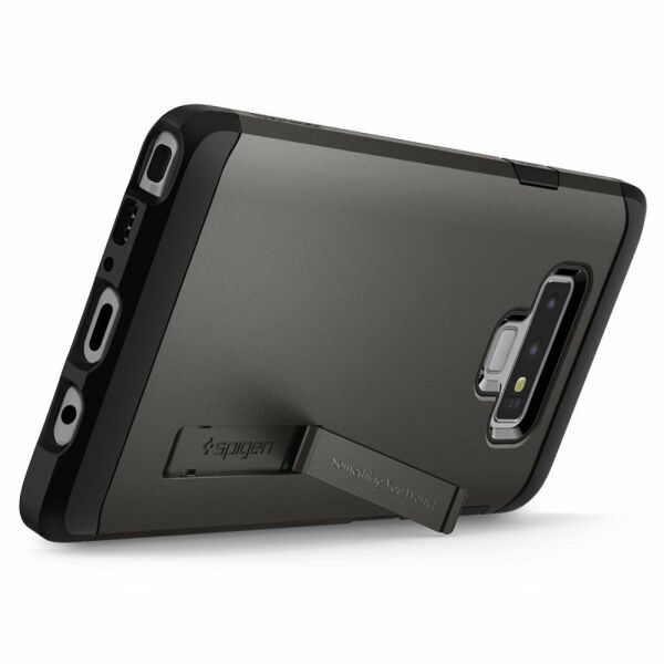 Spigen Galaxy Note 9 ile Uyumlu Kılıf Tough Armor Gunmetal