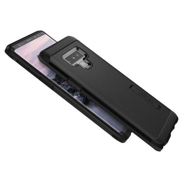 Spigen Galaxy Note 9 ile Uyumlu Kılıf Tough Armor Black