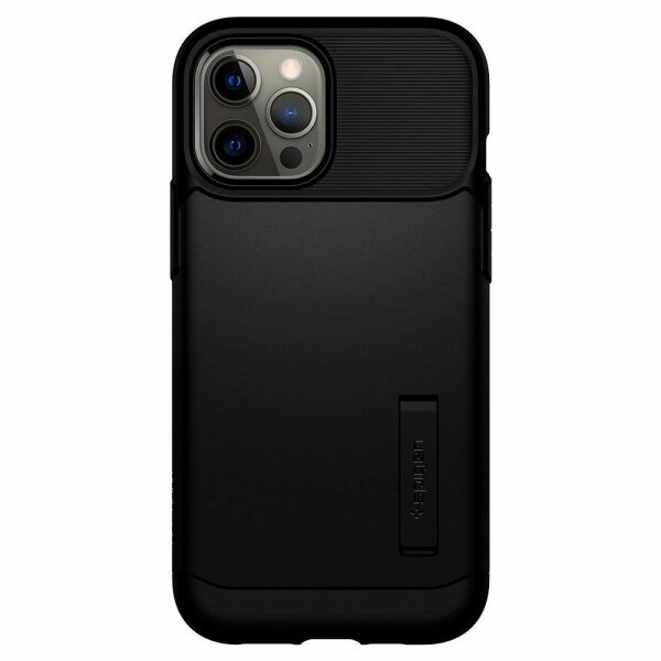 Spigen iPhone 12 Pro Max ile Uyumlu Kılıf Slim Armor Black