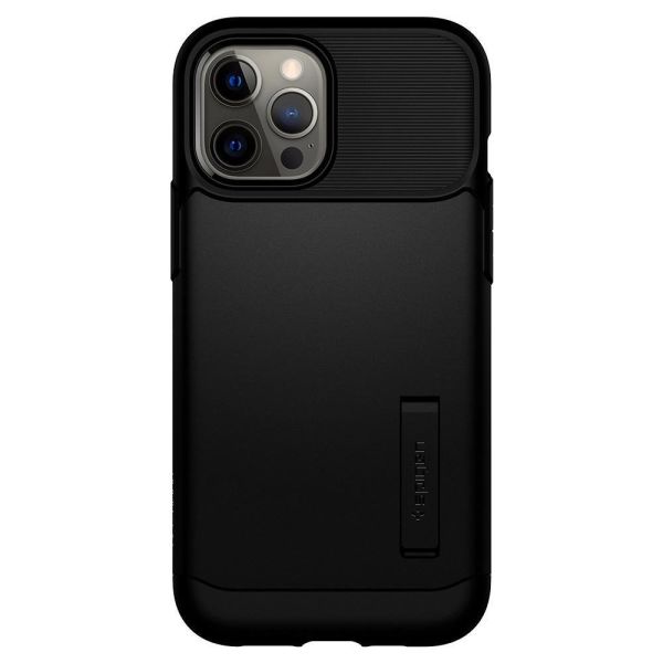 Spigen iPhone 12 Pro Max ile Uyumlu Kılıf Slim Armor Black