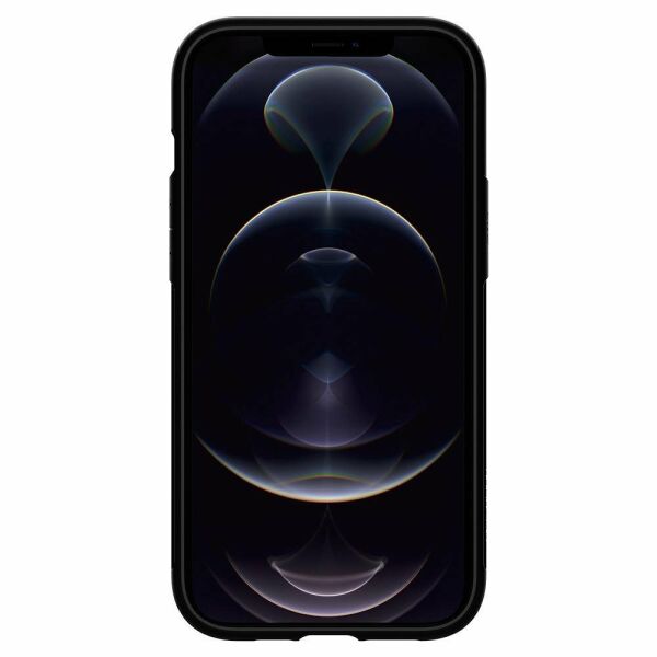 Spigen iPhone 12 Pro Max ile Uyumlu Kılıf Slim Armor Black