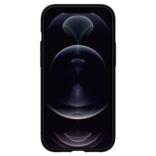 Spigen iPhone 12 Pro Max ile Uyumlu Kılıf Slim Armor Black