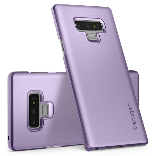 Spigen Galaxy Note 9 ile Uyumlu Kılıf Thin Fit Ultra İnce Lavender