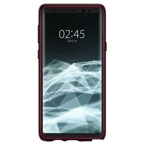Spigen Galaxy Note 9 ile Uyumlu Kılıf Neo Hybrid Burgundy