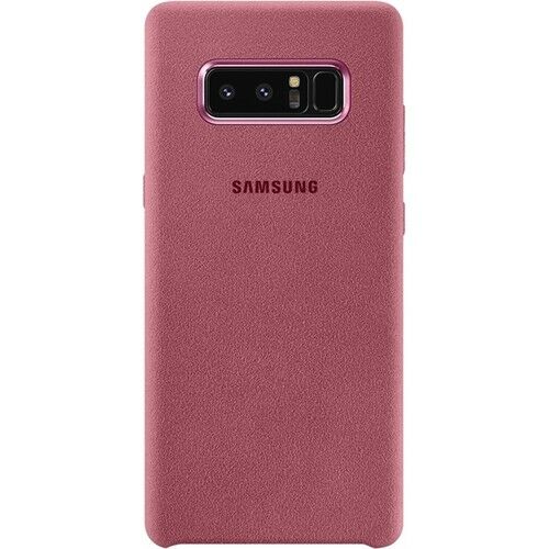 Galaxy Note 8 ile Uyumlu Alcantara Kılıf Pembe EF-XN950APEGWW (Out)