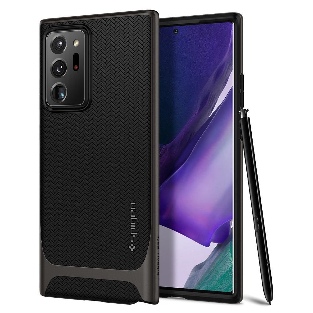 Spigen Galaxy Note 20 Ultra ile Uyumlu Kılıf Neo Hybrid Gunmetal