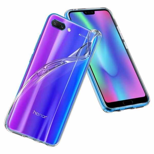 Spigen Honor 10 ile Uyumlu Kılıf Liquid Crystal 4 Tarafı Koruma