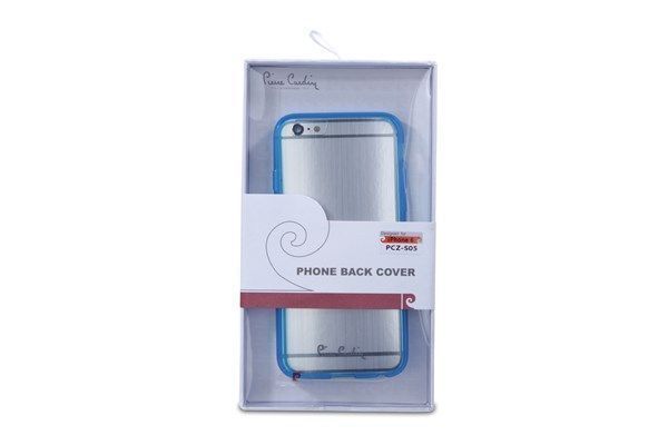 Pierre Cardin iPhone 6 ile Uyumlu Silikon Arka Koruma Paneli Mavi PCZ-S05