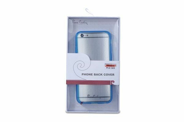 Pierre Cardin iPhone 6 ile Uyumlu Silikon Arka Koruma Paneli Mavi PCZ-S05