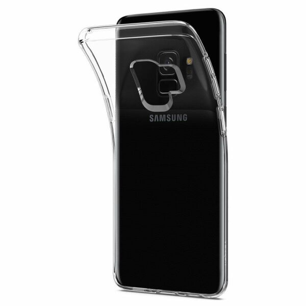 Spigen Galaxy S9 ile Uyumlu Kılıf Liquid Crystal 4 Tarafı Koruma Crystal Clear
