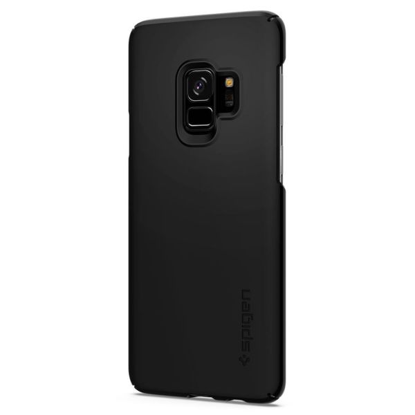 Spigen Galaxy S9 ile Uyumlu Kılıf Thin Fit Black