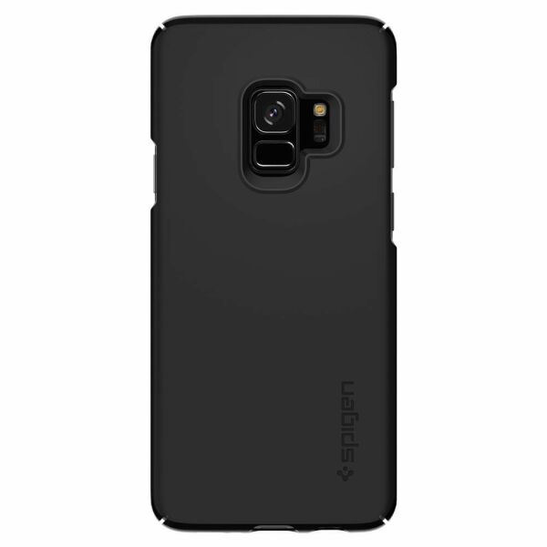 Spigen Galaxy S9 ile Uyumlu Kılıf Thin Fit Black