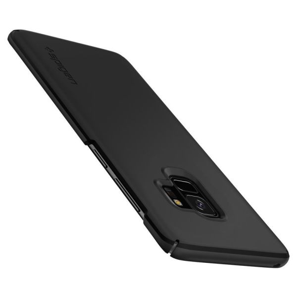 Spigen Galaxy S9 ile Uyumlu Kılıf Thin Fit Black