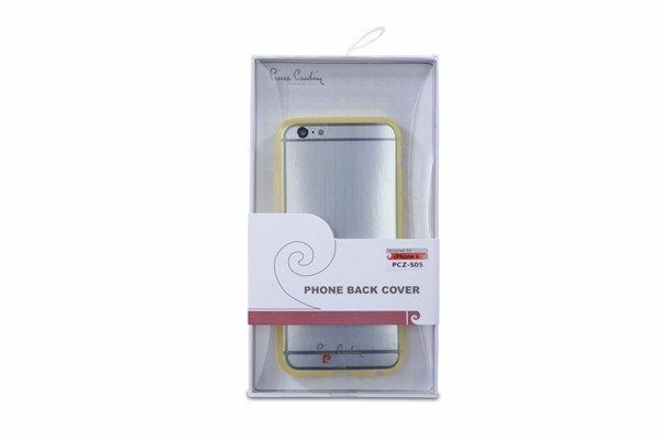Pierre Cardin iPhone 6 ile Uyumlu Silikon Arka Koruma Paneli Sarı PCZ-S05