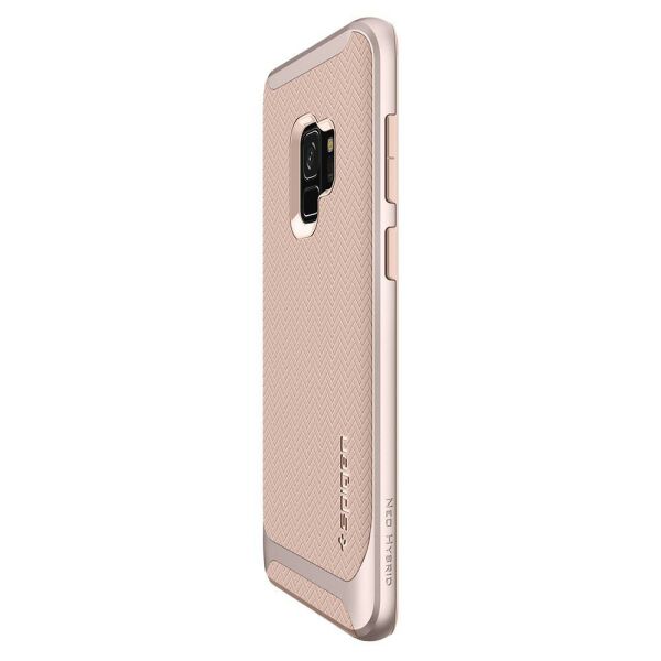 Spigen Galaxy S9 ile Uyumlu Kılıf Neo Hybrid Pale Dogwood