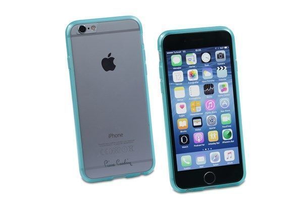 Pierre Cardin iPhone 6 ile Uyumlu Silikon Arka Koruma Paneli Yeşil PCZ-S05
