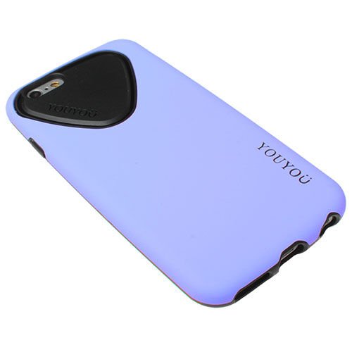 iPhone 6S/6 ile Uyumlu Kılıf Silikonlu Ultra Koruma Lila