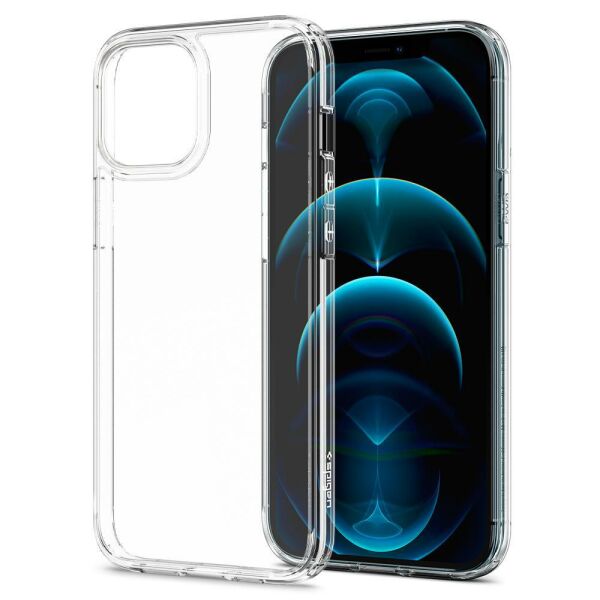 Spigen iPhone 12 / iPhone 12 Pro ile Uyumlu Kılıf Ultra Hybrid Crystal Clear
