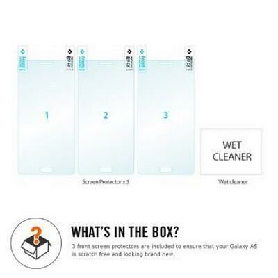 Spigen Galaxy A5 ile Uyumlu Ekran Koruyucu Crystal CR 3 Adet