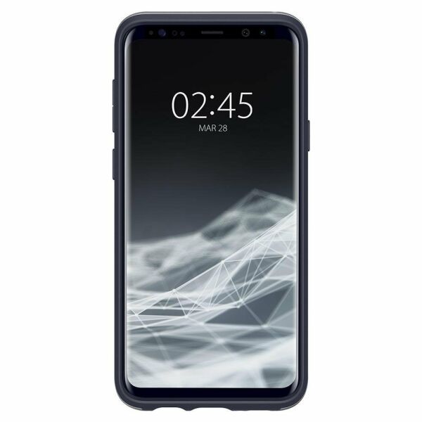 Spigen Galaxy S9 Plus ile Uyumlu Kılıf Neo Hybrid Silver Arctic