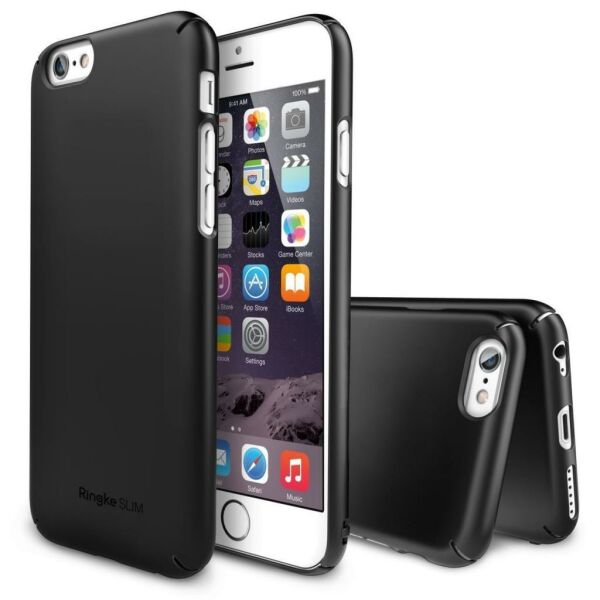 Ringke Slim iPhone 6s Plus/ 6 Plus ile Uyumlu KIlıf SF Black