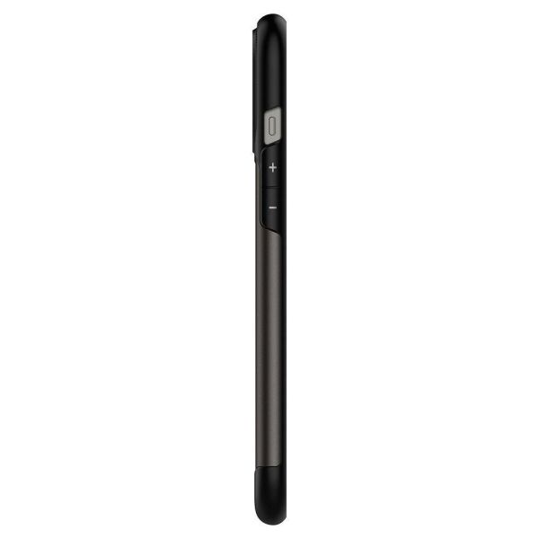 Spigen iPhone 12 Pro Max ile Uyumlu Kılıf Slim Armor Gunmetal