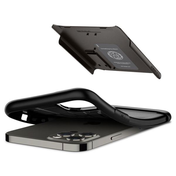 Spigen iPhone 12 Pro Max ile Uyumlu Kılıf Slim Armor Gunmetal