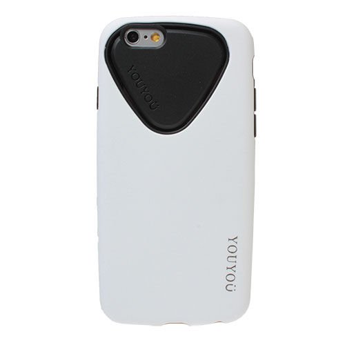 iPhone 6 ile Uyumlu Kılıf Silikonlu Ultra Koruma Beyaz