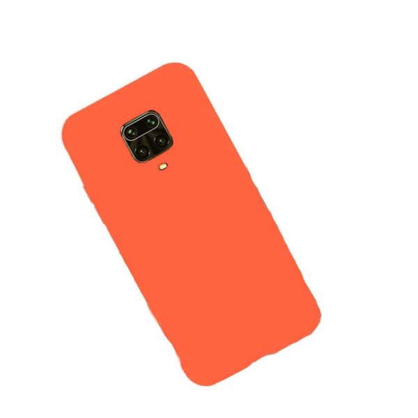 Redmi Note 9S ile Uyumlu Cappy Silikon Kılıf Mercan